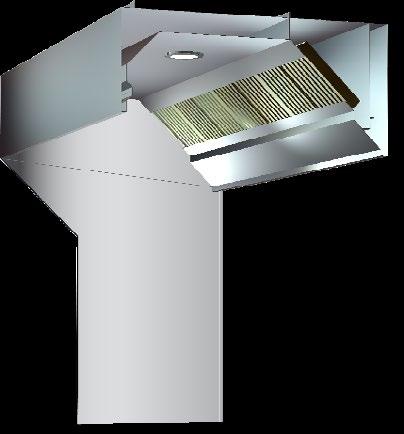 Capture Jet Hybrid Backshelf Hood The hybrid backshelf model of Capture Jet hood is a highly efficient kitchen ventilation hood that removes contaminated air and excess heat emitted by cooking