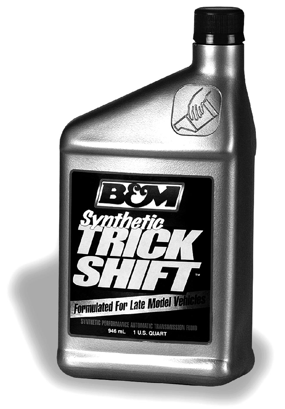 Synthetic Trick Shift Performance ATF s Synthetic Trick Shift is suitable for all automatic transmissions including late model electronic controlled transmissions.