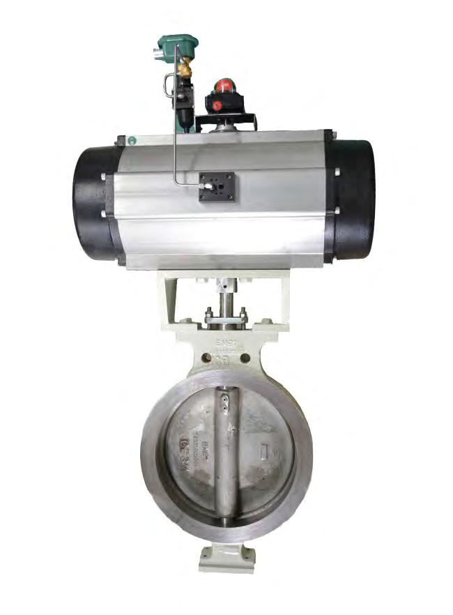 Eccentric offset Matal Seated Butterfly Control Valve Series44000/44500/46000/46500 Size : - 2 to 56 Pressure Rating : - ASME 150# to 2500# Eccentric Disc Design Compact design Disc Design for