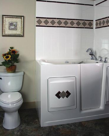 walk-in tub systems designed specifically to meet your needs today and into the future.