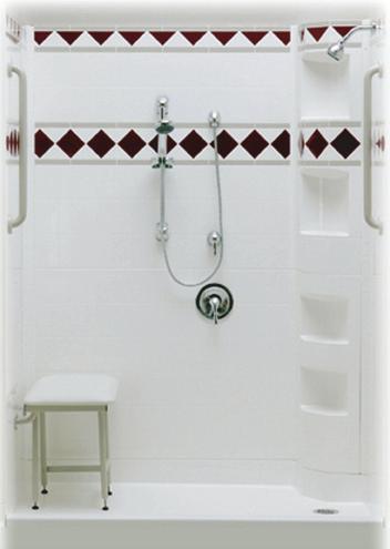 Ideal for home bathroom remodeling projects, our multi-piece models feature structurally reinforced walls, snap