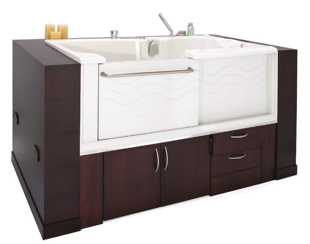 The ADL Spa ADL Tub Features: Best Bath s ADL Spa is truly universal, providing a safe, accessible, full-sized slide-in bath designed for everyone.