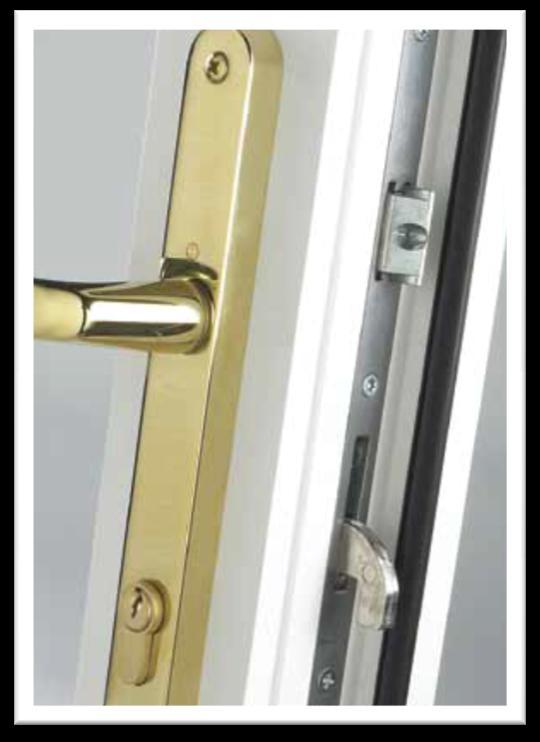 MULTIPOINT DOOR LOCKS DOOR MAINTENANCE Maintenance of multipoint door locks can be carried out in the following way: Wipe down the exposed face plate (located on the edge of the opening part of the