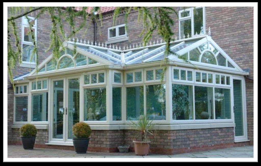 CONSERVATORY ROOFS Polycarbonate roof panels should be clean regularly using warm soapy water only. Due to the nature of the product, it is normal for the panels to change colour with UV rays.