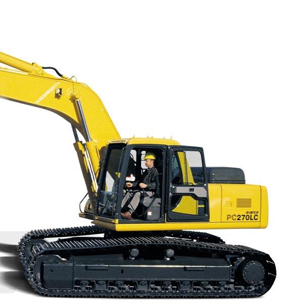 PC270LC-6 HYDRAULIC EXCAVATOR Advanced Monitor Features Self-diagnosis of 119 different problems.