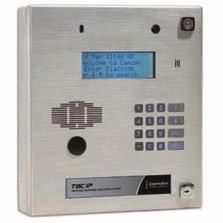 TELEPHONE ENTRY AND ACCESS CONTROL TELEPHONE ENTRY SYSTEMS CV-TACIP-100: VOIP TELEPHONE ENTRY SYSTEM Camden s TAC IP integrated VOIP and browser based telephone entry and access control system offers