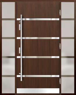 wooden threshold 160 208,2 210 P82 + FIXED SIDE DOOR LEAF [IMMITATING DOOR LEAF] Door height