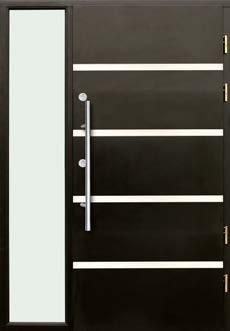 IN-FRAME SIDE DOOR LEAFS with aluminium threshold Door height with wooden