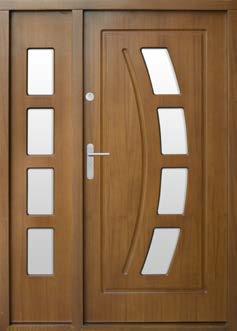 LEAF] with aluminium threshold Door height with wooden threshold 190 208,2 210