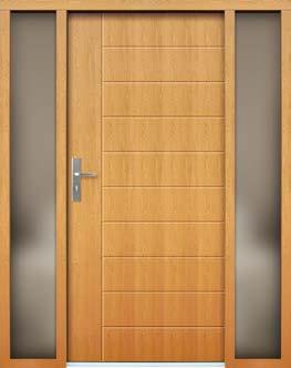 IN-FRAME SIDE DOOR LEAFS with aluminium threshold Door height with