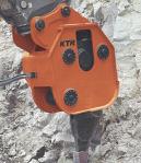 Different than Breaker, ripping and crushing rubble can be carried out faster than