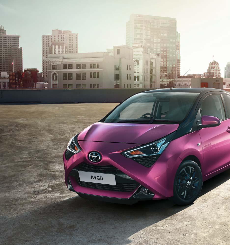 AYGO X-CITE SPECIAL EDITION With its vibrant Magenta Fizz colour and distinctive features, x-cite