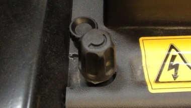 In a double action valve oil flows out of one port and coupler and returns through the other port and coupler.
