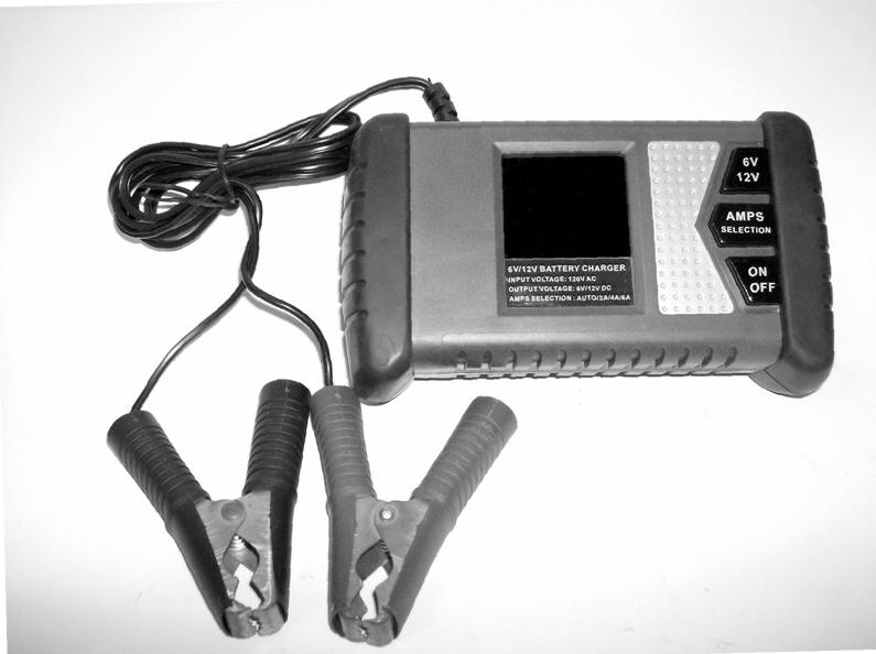 BATTERY CHARGER WITH LCD DISPLAY 65834 Set up and Operating Instructions Distributed exclusively by Harbor Freight Tools. 3491 Mission Oaks Blvd., Camarillo, CA 93011 Visit our website at: http://www.