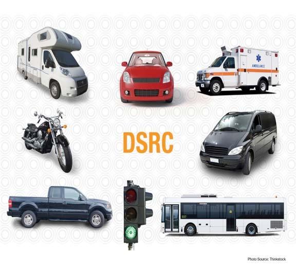 DSRC All vehicles, regardless of type, will communicate with each other