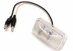 BACK-UP, LICENSE, UTILITY & DOME LED license & utility LED 186W LumenX Dot XL LED Utility Light 1-3/8" diameter, single-diode LED utility light. Mounts in 3/4" diameter hole.