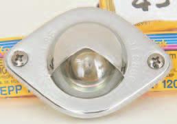 Requires 2" mounting hole. Two units required for legal license illumination. V437 clear Viz Pack 6 M437 clear mfg.