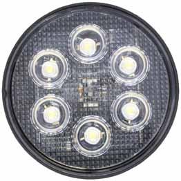 SPECIALTY LIGHTING LED WORK LIGHTS LED 450 or 800 Lumens 817-9 LumenX LED 4" Round Work Light New white diodes behind clear lens. Available in 450 lumen & 800 lumen versions.