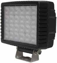 SPECIALTY LIGHTING LED WORK LIGHTS LED 900 Lumens 913 Great White LED 3" x 3" Compact Work Light High-output Great White diodes for a bright, even flood pattern. Impact-resistant polycarbonate lens.