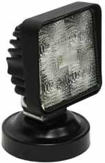 450 Lumens LED 916S swivel housing box 1 917 Great White LED 4" x 4" Square Work Light High-output Great White diodes for