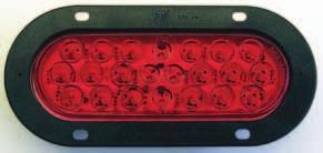 LED STOP TURN & TAIL STOP TURN & TAIL LIGHTS 417/418 LED 4" Round Stop/Turn/Tail Light 9-16 volt operating range. Reverse voltage protection prevents damage if mis-installed.