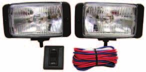 Kits include two lights, wiring, illuminated rocker switch, instructions.