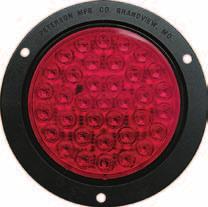 pack 100 417S & 418S LED Auxiliary Round Strobing Lights Strobing light functions as auxiliary strobe or warning light. Operates from 9-32 volts.