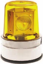 WARNING & EMERGENCY REVOLVING INCANDESCENT 763 Revolving Beacon Low cost, magnetic-mount revolving light. 12 volt. 6,600 candle power from incandescent bulb with reflector.