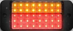 ECE COMPLIANT LIGHTING LED combination lights LED 1290A-R LED ECE Compliant Combination Stop, Rear Turn & Tail Light Turn function in upper section, tail and stop functions below.