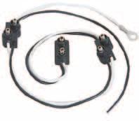 150-49 8" leads poly pack 10 150-491 Lead Wire Single lead wire with male.156 termination and stripped end.