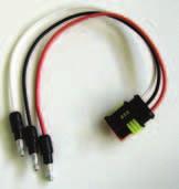 PLUGS, PIGTAILS & WIRES ELECTRICAL ACCESSORIES 417-48 / 481 / 482 LED 2-Wire Plugs 2-wire hard-shell, weatherproof plug.