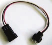 harness connection. B417-486 2-wire Packard-to-AMP adapter mfg.