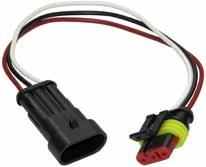 pack 100 421-491RS Resistor Harness For use when upgrading existing vehicle turn
