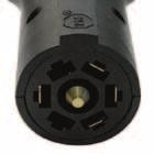 Simply plug adapter into tow vehicle connector and plug in trailer connector.
