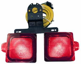 Includes one each of our 840/840L LED tail lights plus 20' trailer harness, license bracket, mounting hardware, and installation instructions.
