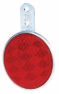 B460A amber mfg. pack 100 B460R red mfg. pack 100 472 Aluminum Oval Reflector 3" diameter acrylic lens.