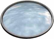 CONVEX MIRRORS RELATED ACCESSORIES 600 2" Round Blind-Spot Mirror 2" diameter convex glass mirror.
