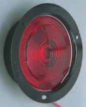STOP TURN & TAIL LIGHTS INCANDESCENT STOP TURN & TAIL 424/431 Sealed 4" Round Stop, Turn & Tail Light Sealed, 4" round stop, turn, and tail light.