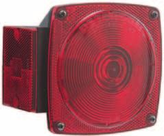 STOP TURN & TAIL LIGHTS INCANDESCENT COMBINATION REAR 440 Under 80" Combination Rear Light Combination rear light for vehicles and trailers under 80" wide.
