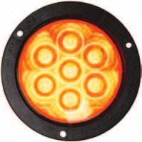 TURN SIGNALS LED TURN SIGNALS LED 817-7 / 818-7 LumenX LED 4" Round Front & Rear Turn Signal Meets DOT standards for both FRONT and REAR turn signal use.