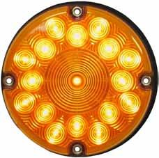 LED TURN SIGNALS TURN SIGNALS 418WTA LED Mid-Trailer, Wide-Turn Signal Designed to improve visibility on tractor/trailer applications.