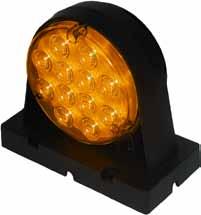 TURN SIGNALS LED MID-TURN & PEDESTAL LIGHTS LED 356 LumenX LED Oval Mid-Turn Marker Light w/ Reflex Two-function light may be used as mid-turn, while providing intermediate side marker light and side