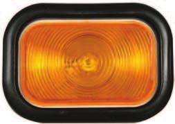 INCANDESCENT TURN SIGNALS TURN SIGNALS 305 Turn Signal Light Amber lamp functions as turn signal or flashing warning light. Matches 305R stop and tail light. Mounts horizontally 4-5/16" (4.