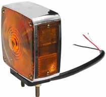 INCANDESCENT PEDESTAL LIGHTS TURN SIGNALS 325-2 Double-Face Park and Turn Signal w/ Side Marker Amber/amber 2-sided turn signal includes side marker light with