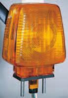 Double-Face Turn Signal with Side Marker Vertical, two-stud turn signal includes side marker light with reflector.