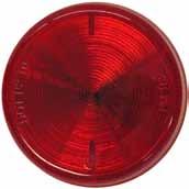 CLEARANCE/MARKER LIGHTS LED CLEARANCE & SIDE MARKER LED Integrated receptacle accepts AMP-style sealed connector 192 192F 192S 192 LED 2½" Clearance/Side Marker Light 2-1/2" diameter.
