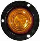 Single-diode design with white diode behind colored lens. Accepts either industry standard PL10 2-wire plug or AMP-style plug. 9-16 volt operating range. M199A amber, grommet mfg.