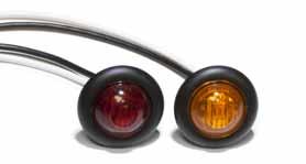 LED CLEARANCE & SIDE MARKER CLEARANCE/MARKER LIGHTS 177 LED 3/4" PC-Rated Clearance & Side Marker Light Functions as clearance and side marker light when properly installed.