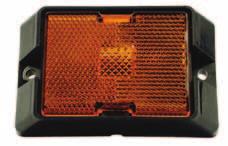 INCANDESCENT CLEARANCE & MARKER CLEARANCE/MARKER LIGHTS 114 PC-Rated Clearance/Side Marker w/ Reflex "Quick Lock" port; just push stripped power wire in to connect.