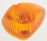 CLEARANCE/MARKER LIGHTS INCANDESCENT CLEARANCE & MARKER 118 Cab Marker Light Popular style, amber cab marker light interchanges with competitive models.